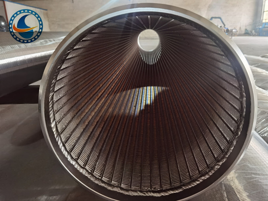 12" Diameter Slot 60 Water Wire Screen Pipe Grade Sus 304