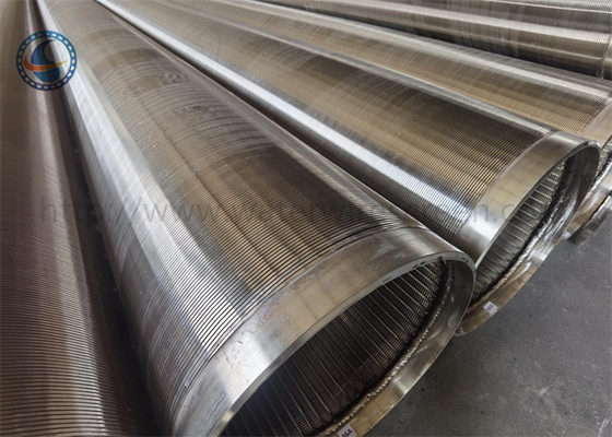 Stainless 316l Water Wire Screen Johnson Type Wraps Slot Filter Pipe