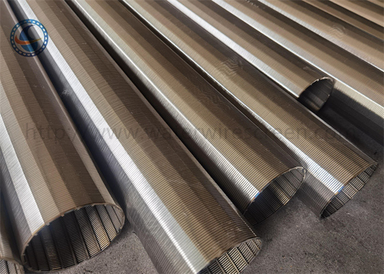 Stainless 316l Water Wire Screen Johnson Type Wraps Slot Filter Pipe
