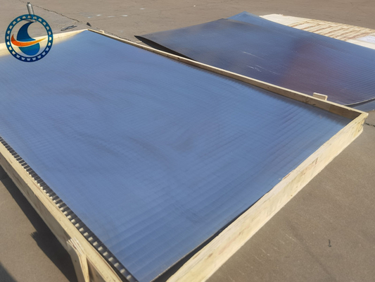 Duplex Steel 2205 Wedge Wire Screen Panels Huge Clogging Resistance Welded