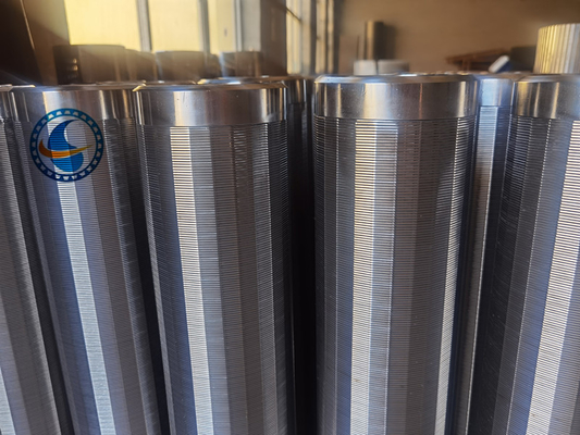 Polished Wedge Wire Screen Pipe Stainless Steel 316l 321 Surface Profile