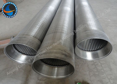 Thread Wedge Johnson Wire Screen Male / Female Pipes For Liquid / Gas Filtration