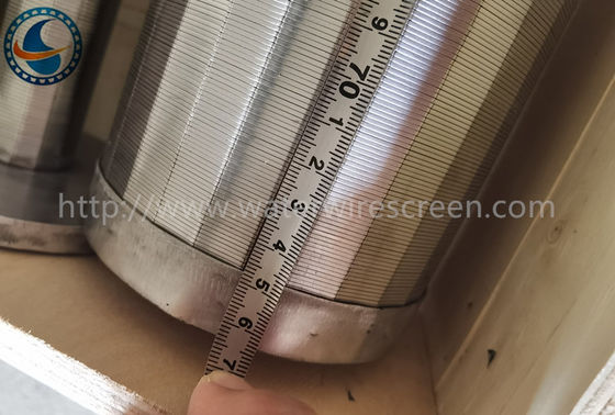 4-1/2" Diameter Johnson Wire Wrap Screens Mesh With 50um Slot