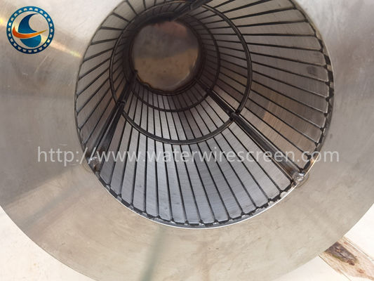 Stainless Steel 304 Resin Trapper Wedge Wire Screen Pipe With 150um Gap