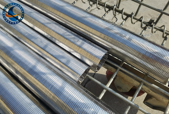 60um Slot Od 75mm Wedge Wire Screen Pipe Pure Circle