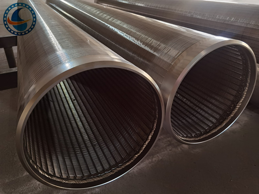 12" Diameter Slot 60 Water Wire Screen Pipe Grade Sus 304