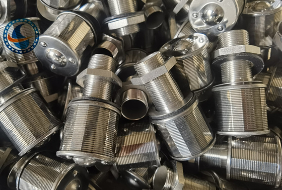 Aisi 316l Wedge Wire Strainer Johnson Continuous Slot