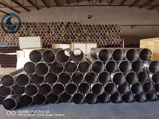 জনসন ওয়্যার স্ক্রিন, স্টেইনলেস স্টিল ওয়াটার ওয়েল স্ক্রিন, স্লটেড স্ক্রিন