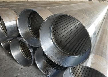 উচ্চ তাপমাত্রা প্রতিরোধী স্লটেড স্ক্রিন পাইপ জলের ট্রিটমেন্ট প্ল্যান্ট