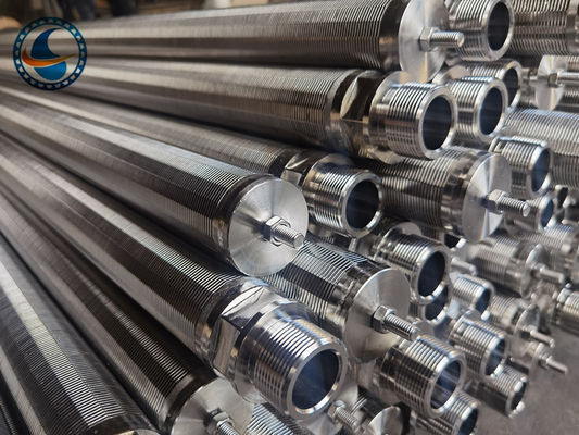 অবশিষ্ট তেল হাইড্রোজেনেশন স্বয়ংক্রিয় ব্যাকওয়াশ ওয়েজ তারের স্ক্রিন পাইপ