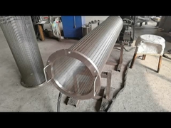 রোটারি ড্রাম উইজ ওয়্যার স্ক্রিন ফিল্টার পেট্রোলিয়াম শিল্পের জন্য নন-পলগিং