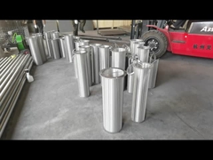 স্টেইনলেস স্টীল 316L ভিইই আকৃতির ওয়্যার উইজ ওয়্যার স্ক্রিন পাইপ